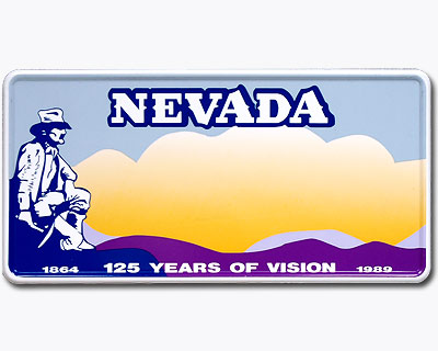 US plate - Nevada 1